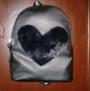 *SOLD* Cute Black Heart Book Bag